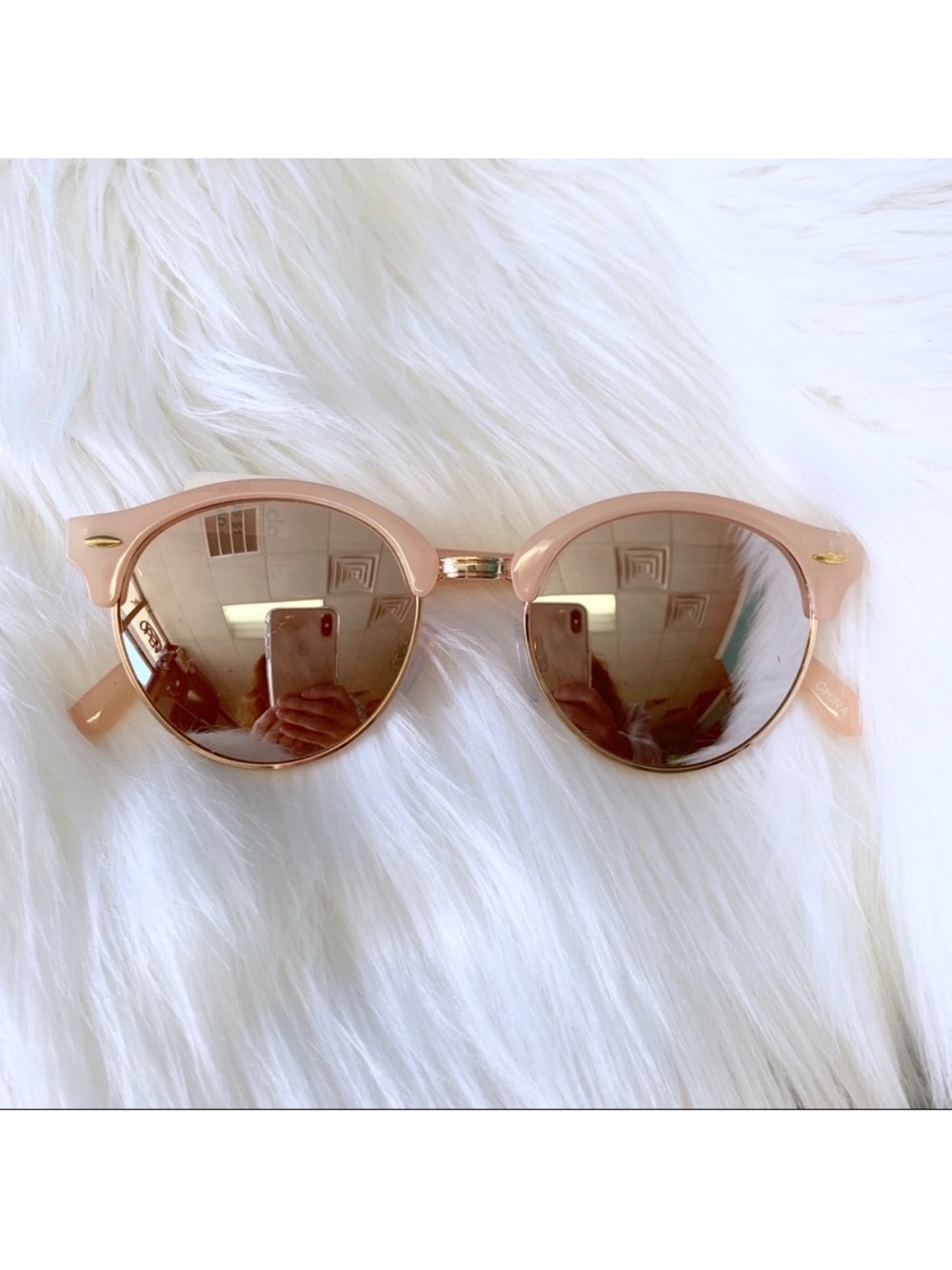 Rose Gold / Light Blush Sunnies
